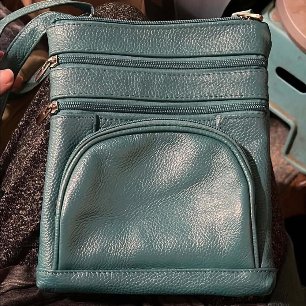 Teal Crossbody Bag